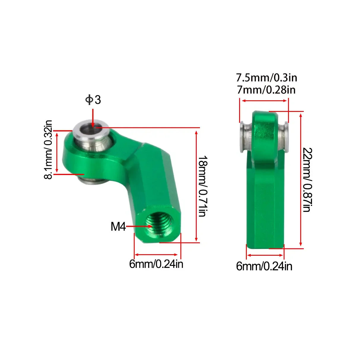 4pcs M4 Aluminum Chassis Link  - Metal Photo Panel recensione e prezzo