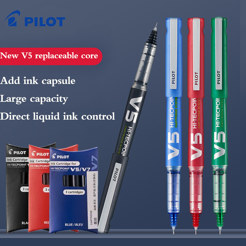 5 Pcs PILOT Gel Pen BXC-V5/V7  - Pilot Pen V5 recensione e prezzo